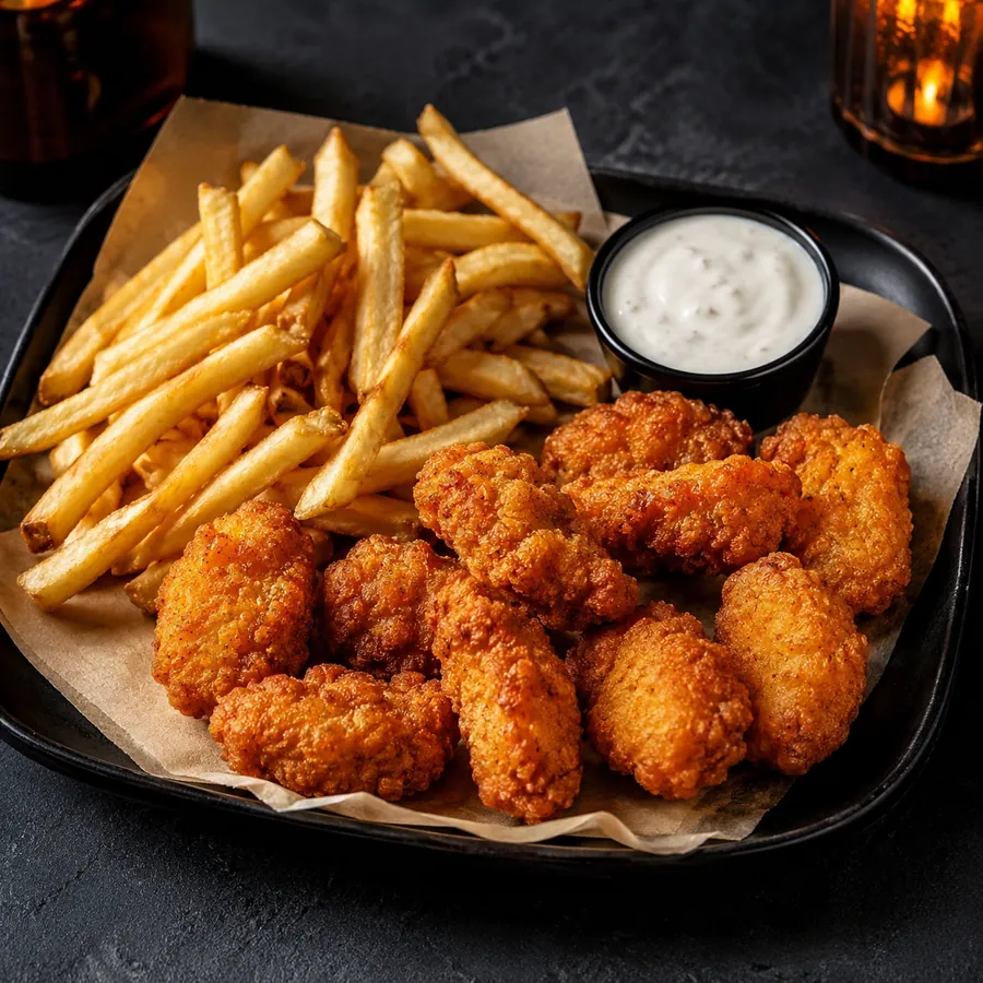 Illustrative presentation of Chicken Wings & Boneless Chicken Wings